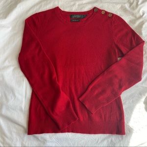 100% cashmere Ralph Lauren womens sweater top